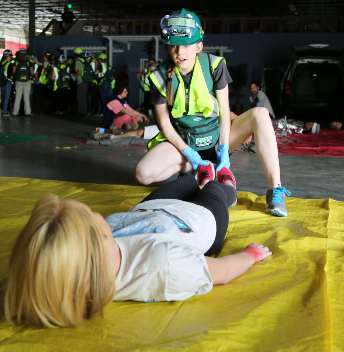 students-take-part-in-mock-disaster-drill