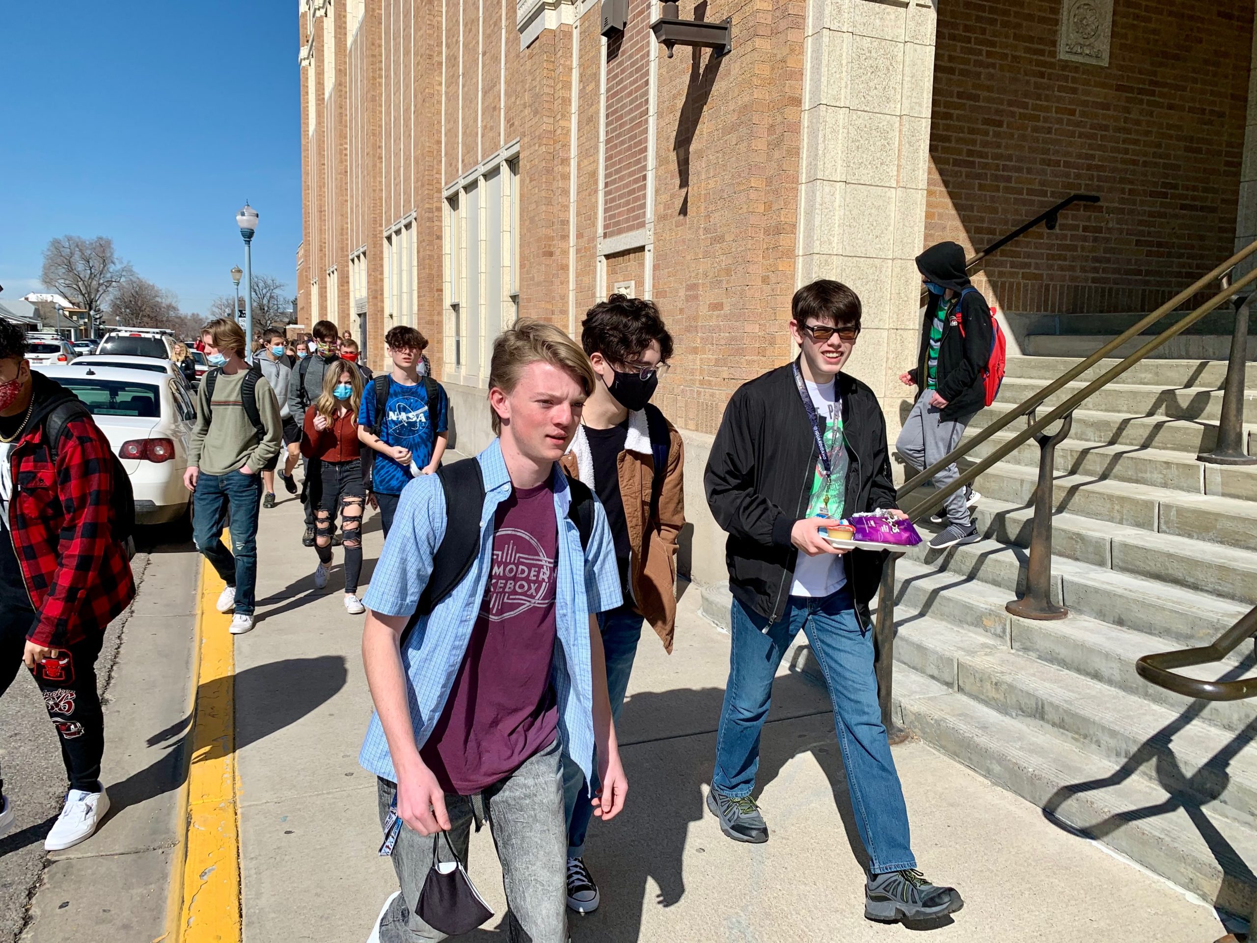 They're back! Pocatello teens return to school