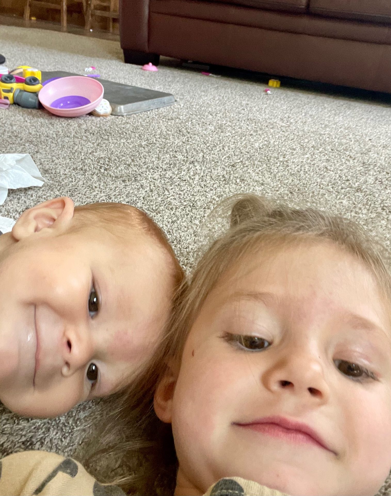 Our three-year-old’s selfie game is worth money, but I have no feeling for it